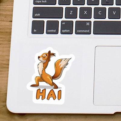 Sticker Hai Yoga Squirrel Image