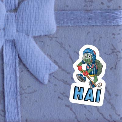 Hai Sticker Eishockeyspieler Laptop Image