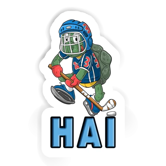 Hai Sticker Eishockeyspieler Gift package Image