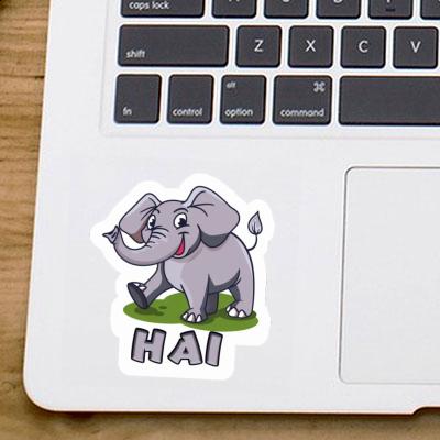 Hai Autocollant Éléphant Gift package Image