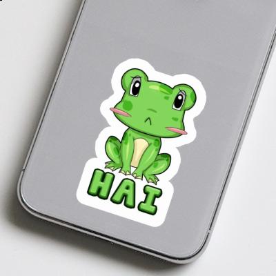 Autocollant Hai Grenouille Notebook Image