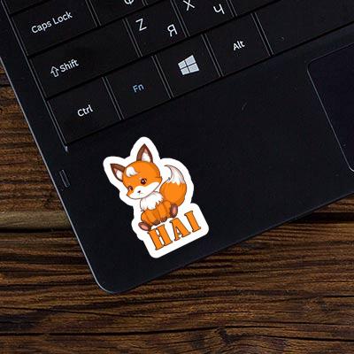 Aufkleber Fuchs Hai Notebook Aufkleber Fuchs Hai Gift package Image