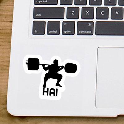 Hai Sticker Weightlifter Laptop Hai Sticker Weightlifter Laptop Image