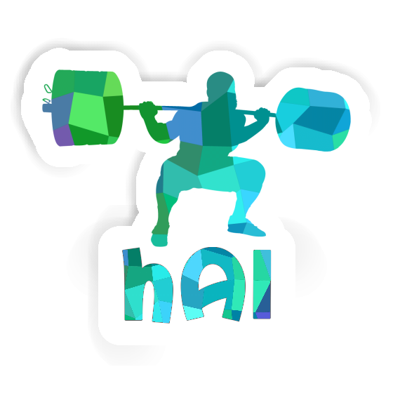 Sticker Hai Weightlifter Notebook Sticker Hai Weightlifter Gift package Image