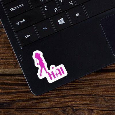 Autocollant Hai Golfeuse Laptop Autocollant Hai Golfeuse Laptop Image