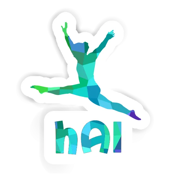 Autocollant Hai Gymnaste Image