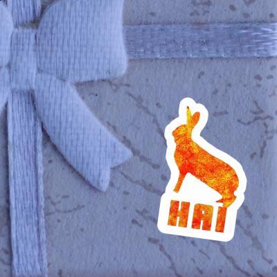 Sticker Rabbit Hai Laptop Image