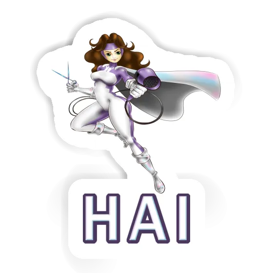 Sticker Hai Hairdresser Gift package Image