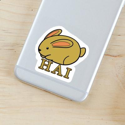 Autocollant Hai Lapin Autocollant Hai Lapin Image