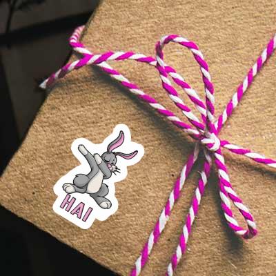 Kaninchen Sticker Hai Laptop Image