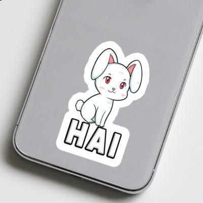 Autocollant Lapin Hai Notebook Image