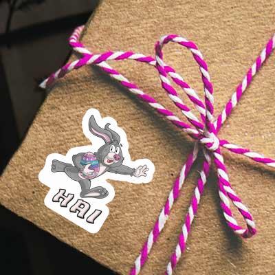 Hai Autocollant Lapin de rugby Laptop Hai Autocollant Lapin de rugby Laptop Image
