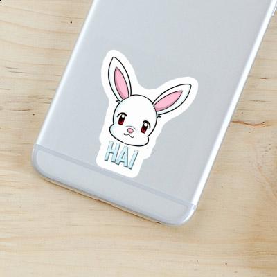 Hai Sticker Rabbithead Laptop Image