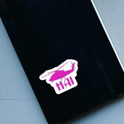 Hai Autocollant Hélicoptère Gift package Image
