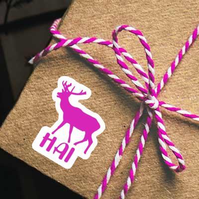 Deer Sticker Hai Notebook Image