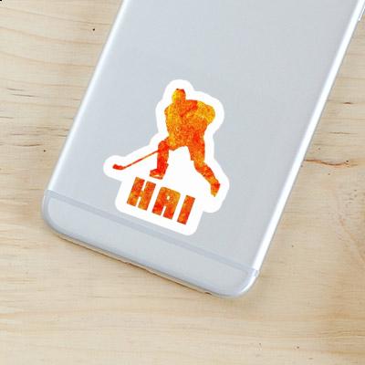 Hai Sticker Hockey Player Gift package Image