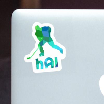 Sticker Hockey Player Hai Notebook Sticker Hockey Player Hai Gift package Image