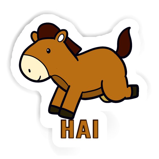 Hai Sticker Horse Laptop Hai Sticker Horse Laptop Image