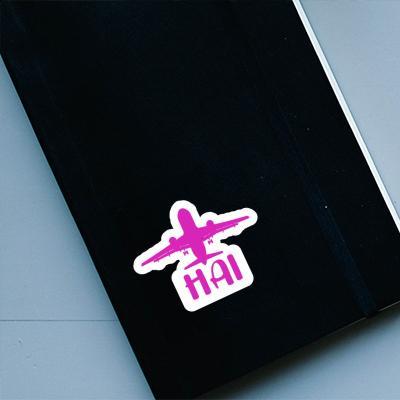 Aufkleber Jumbo-Jet Hai Laptop Image