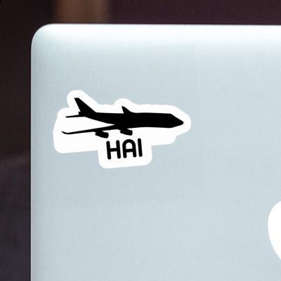 Autocollant Hai Jumbo-Jet Notebook Image