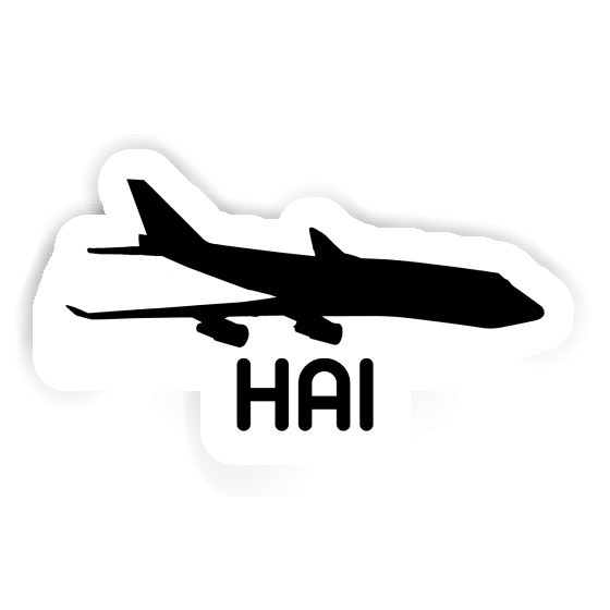 Autocollant Hai Jumbo-Jet Laptop Image