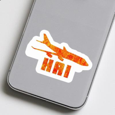 Aufkleber Hai Jumbo-Jet Image