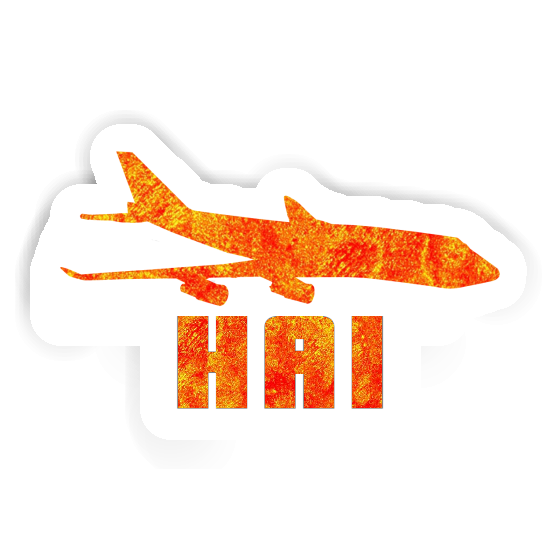 Aufkleber Hai Jumbo-Jet Notebook Image