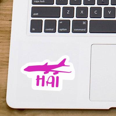 Aufkleber Jumbo-Jet Hai Laptop Image