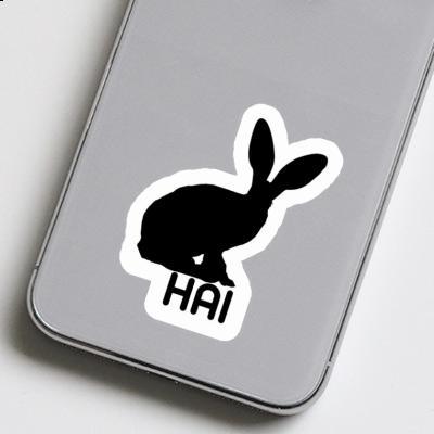 Rabbit Sticker Hai Laptop Image