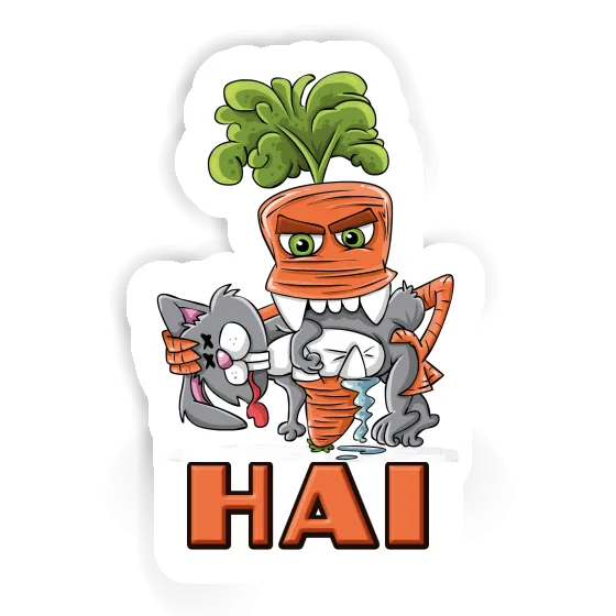 Hai Sticker Monster Carrot Notebook Image