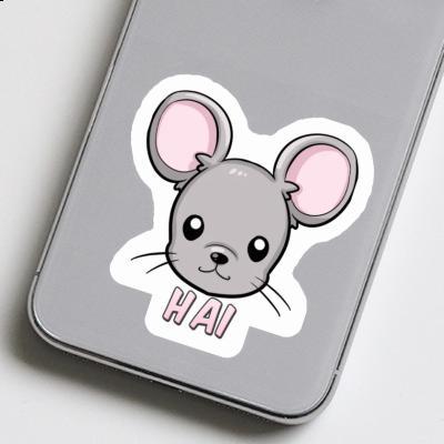 Hai Autocollant Tête de souris Notebook Hai Autocollant Tête de souris Notebook Image