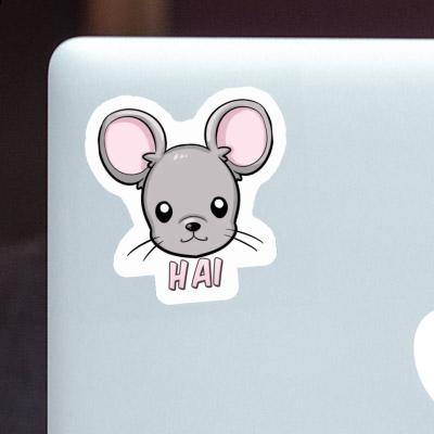 Hai Autocollant Tête de souris Gift package Image