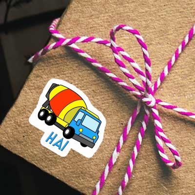 Sticker Mischer-LKW Hai Notebook Image