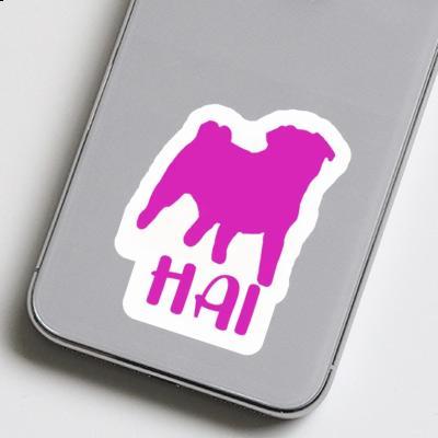 Hai Aufkleber Mops Laptop Image