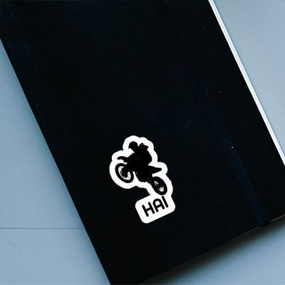 Hai Sticker Motocross Jumper Laptop Image