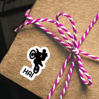 Hai Sticker Motocross Jumper Notebook Image