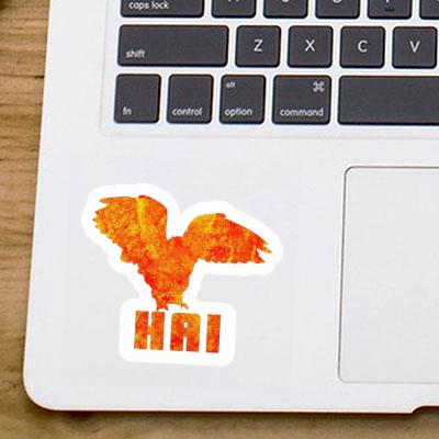 Autocollant Hibou Hai Image