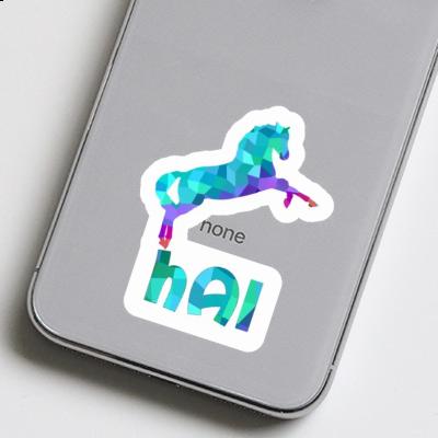 Aufkleber Hai Pferd Notebook Image