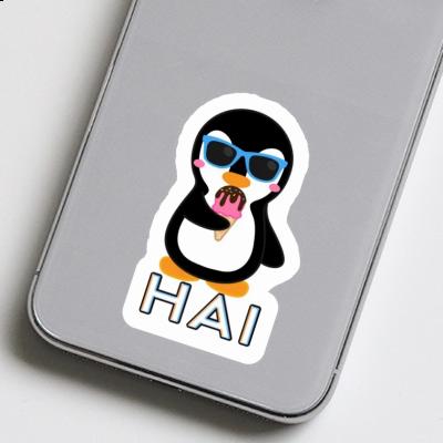 Aufkleber Hai Eis-Pinguin Image