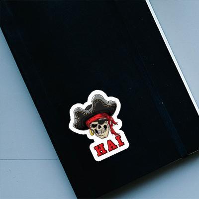 Aufkleber Piratenkopf Hai Notebook Aufkleber Piratenkopf Hai Gift package Image