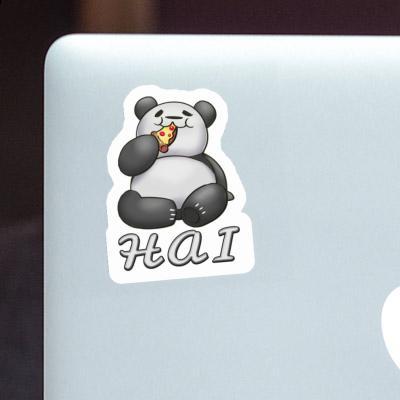 Autocollant Hai Panda Notebook Image