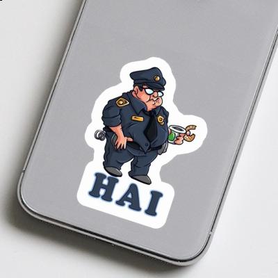 Autocollant Hai Policier Gift package Image