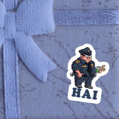 Autocollant Hai Policier Gift package Image