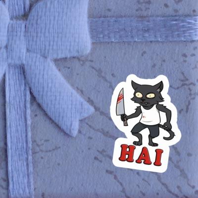 Hai Autocollant Chat psychopathe Gift package Image
