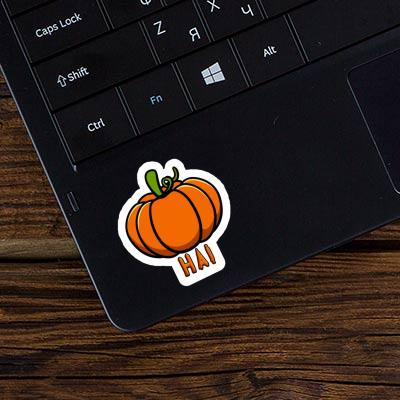 Hai Sticker Pumpkin Notebook Image