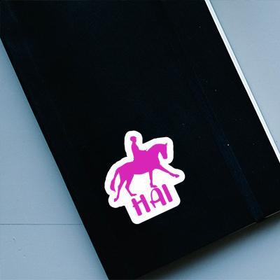 Sticker Hai Horse Rider Notebook Image