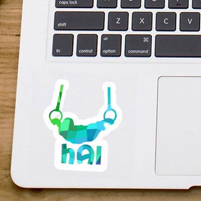 Sticker Ring gymnast Hai Laptop Image