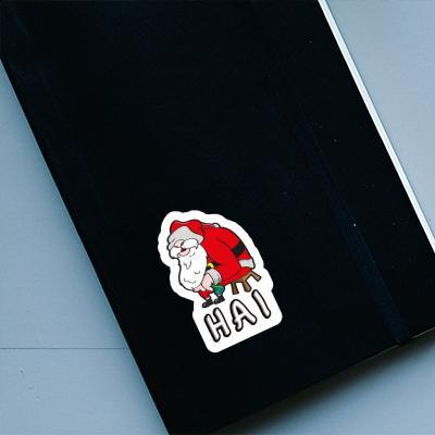 Santa Claus Sticker Hai Laptop Image