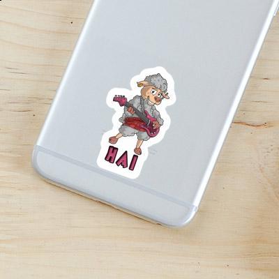 Autocollant Hai Rockergirl Laptop Autocollant Hai Rockergirl Laptop Image