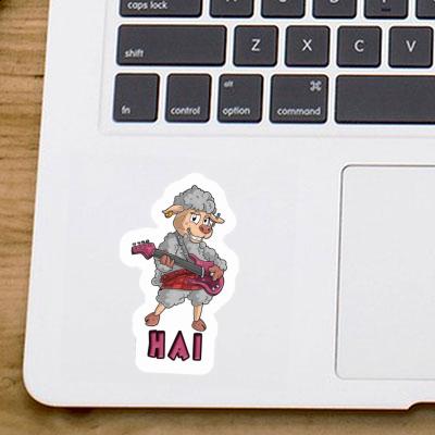 Autocollant Hai Rockergirl Laptop Autocollant Hai Rockergirl Laptop Image